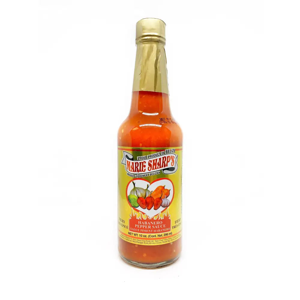 10 oz Marie Sharp’s Fiery Hot Habanero Hot Sauce - Hot Sauce