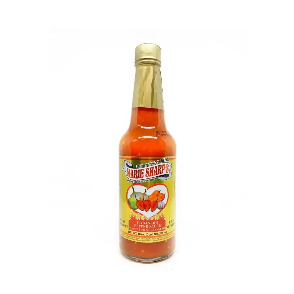 10 oz Marie Sharp’s Fiery Hot Habanero Hot Sauce - Hot Sauce