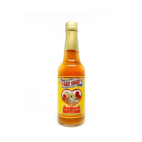 10 oz Marie Sharp’s Garlic Pepper Sauce - Hot Sauce