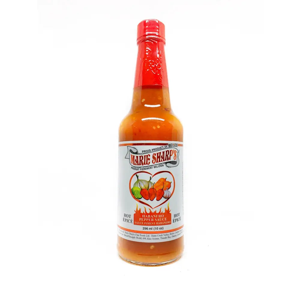 10 oz Marie Sharp’s Hot Habanero Hot Sauce - Hot Sauce