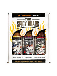 Spicy Shark Extreme Heat Gift Box Hot Sauce Variety 3-pack