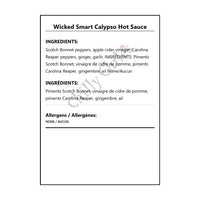 Wicked Smart Calypso Hot Sauce - Bilingual Ingredients