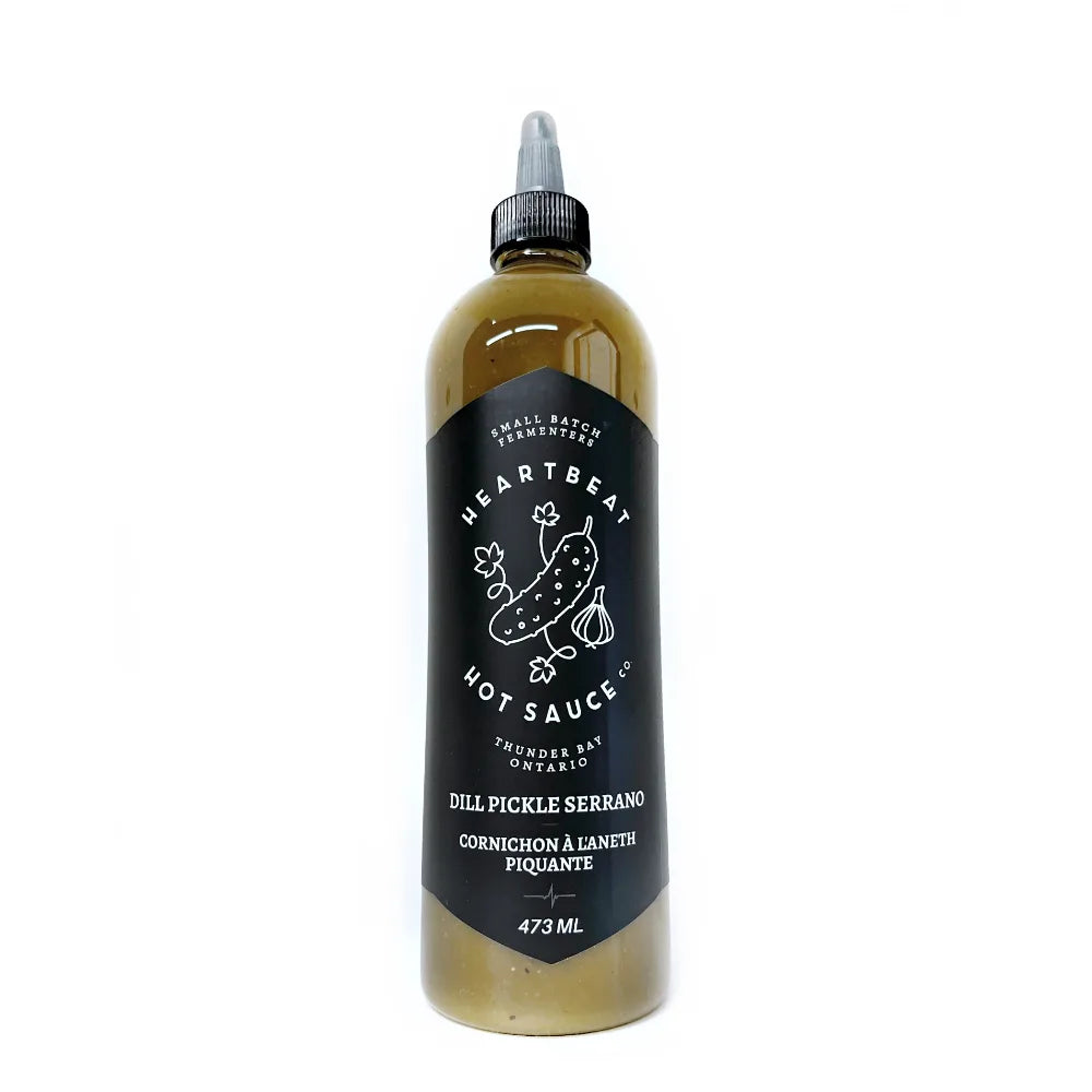 Heartbeat Dill Pickle Serrano Hot Sauce 16oz - Main Image