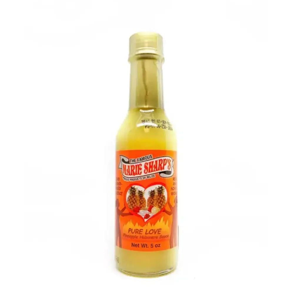 Marie Sharp's Pure Love Pineapple Habanero Hot Sauce - Main Image
