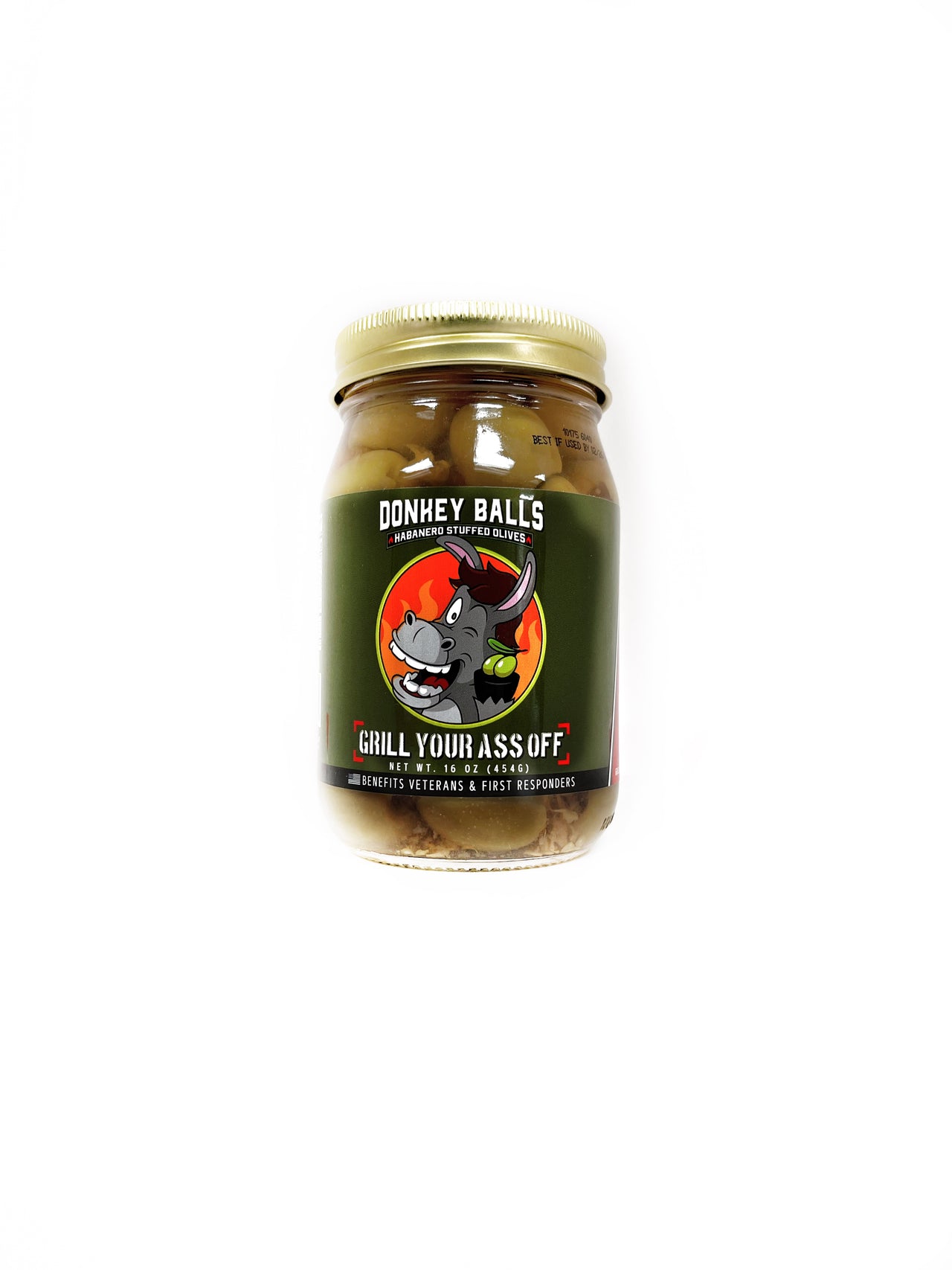 Donkey Balls Habanero Stuffed Olives