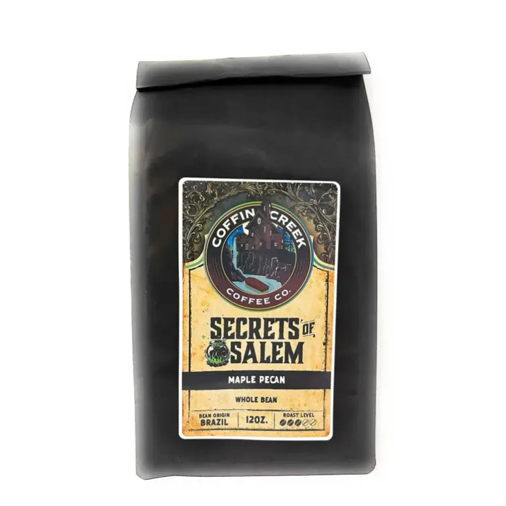 Coffin Creek Secrets of Salem Maple Pecan Whole Bean - Main Image