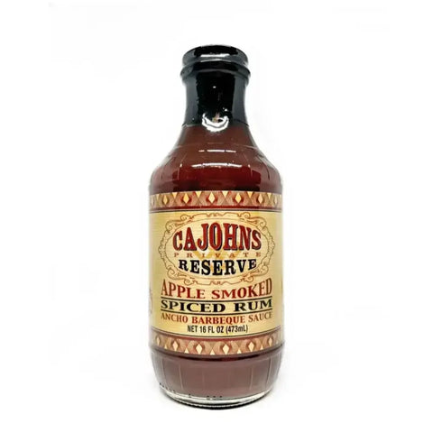 CaJohns Apple Smoked Spiced Rum Ancho BBQ Sauce - Main Image