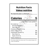 Piko Peppers Spicy Mustard Hot Sauce - Canadian Nutrition Facts