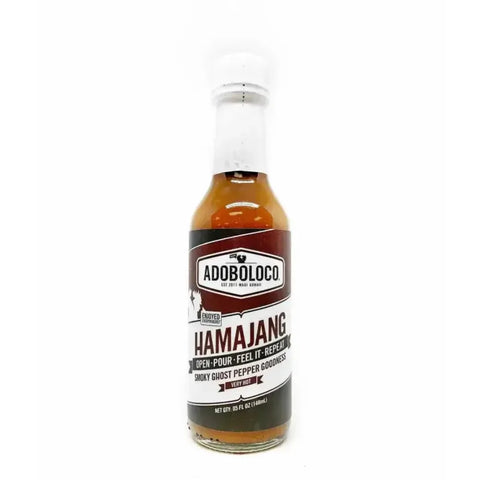 Adoboloco Hamajang Smoked Ghost Pepper Hot Sauce - Main Image