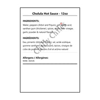 Cholula Hot Sauce - 12oz - Bilingual Ingredients
