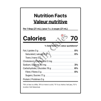 Hot Crispy Oil Hot Honey & Garlic - Canadian Nutrition Facts