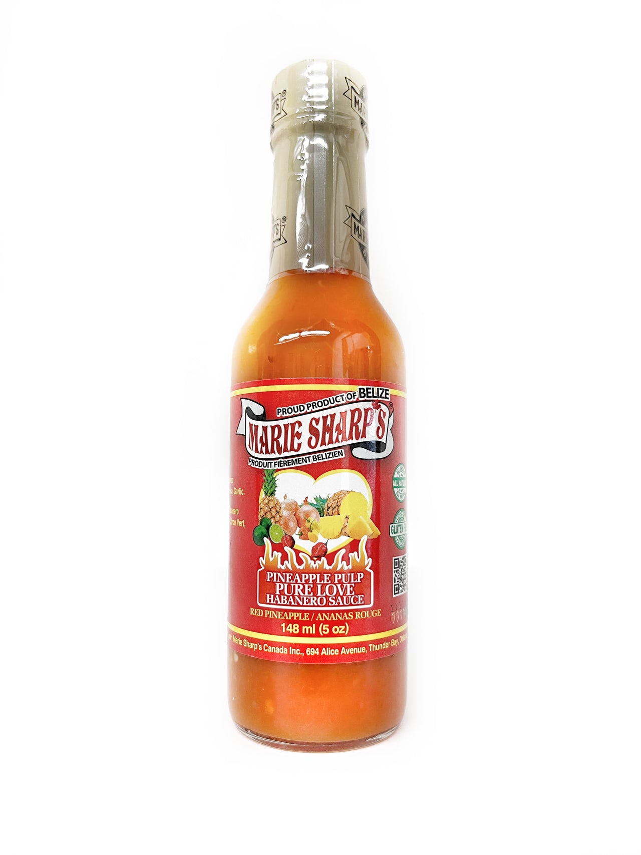 Sauce piquante à l'ananas rouge de Marie Sharp