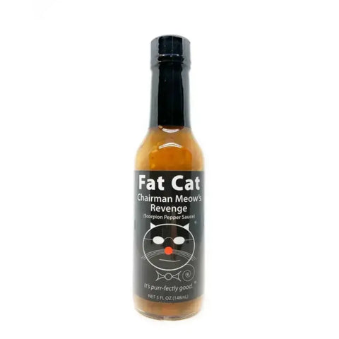 Fat Cat Chairman Meow's Revenge Scorpion Pepper Hot Sauce - Main Image