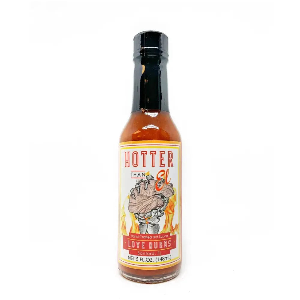 Hotter Than El Love Burns Hot Sauce - Main Image