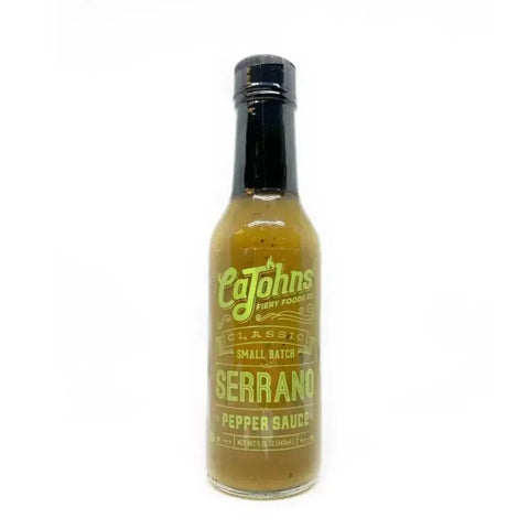 CaJohns Classic Serrano Hot Sauce - Main Image