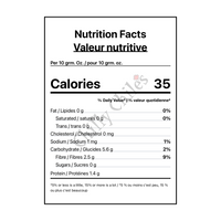 Chiles Machos Arbol Pepper - Canadian Nutrition Facts