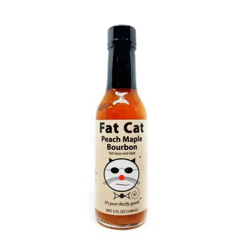 Fat Cat Peach Maple Bourbon Hot Sauce - Main Image