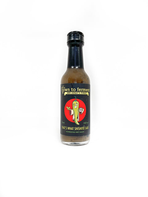 Down To Ferment That's What Shishito Said Kombucha Hot Sauce