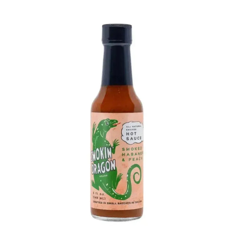 Smokin Dragon - Smoked Habanero & Peach Hot Sauce - Main Image