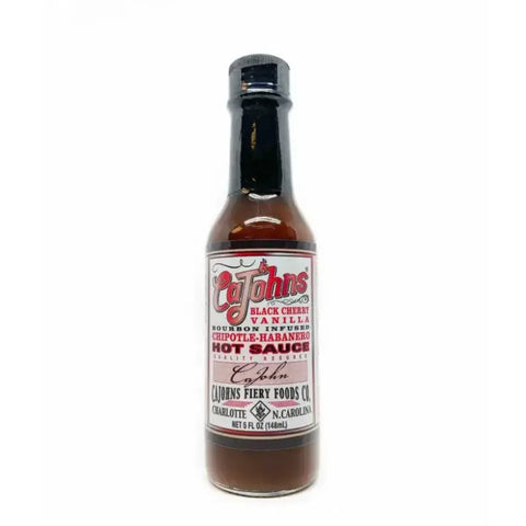 CaJohns Black Cherry Vanilla Bourbon Infused Hot Sauce - Main Image