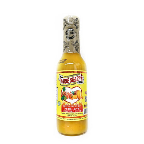 Marie Sharp's Pure Love Pineapple Habanero Hot Sauce - Main Image