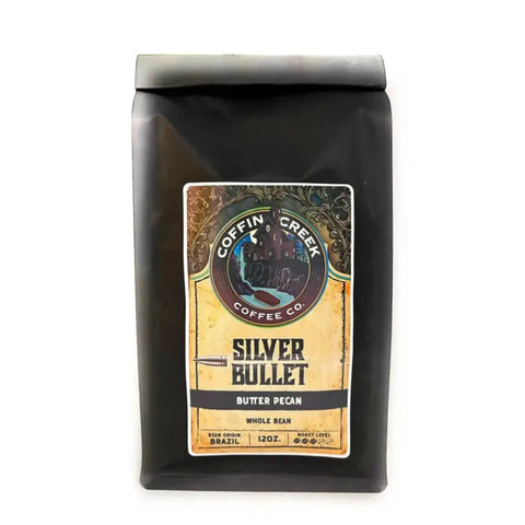 Coffin Creek Silver Bullet Butter Pecan Coffee Whole Bean - Main Image