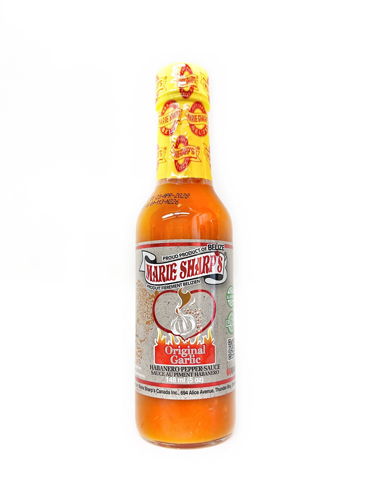 Sauce piquante à l'ail et au habanero de Marie Sharp