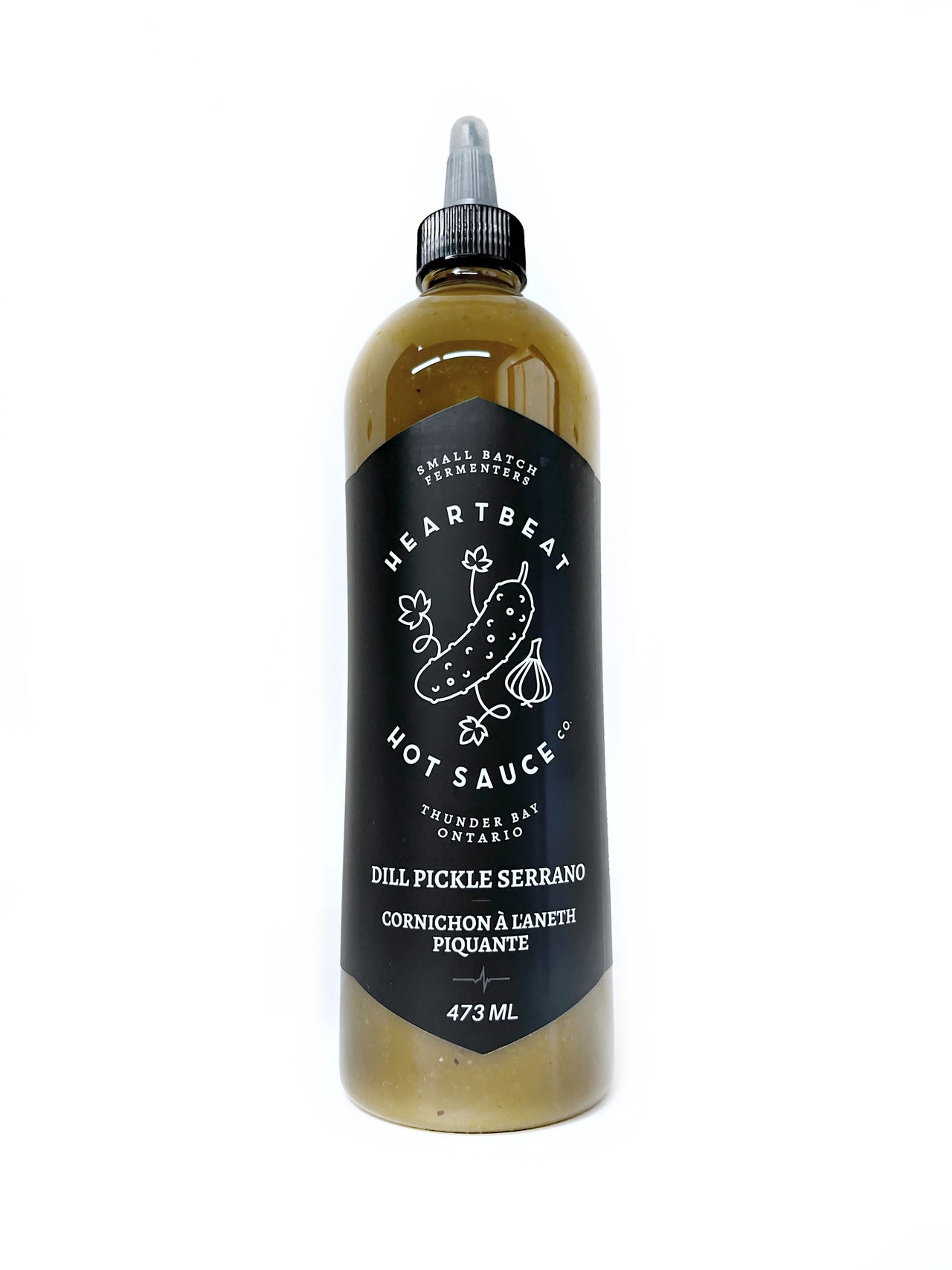 Heartbeat Dill Pickle Serrano Hot Sauce 16oz