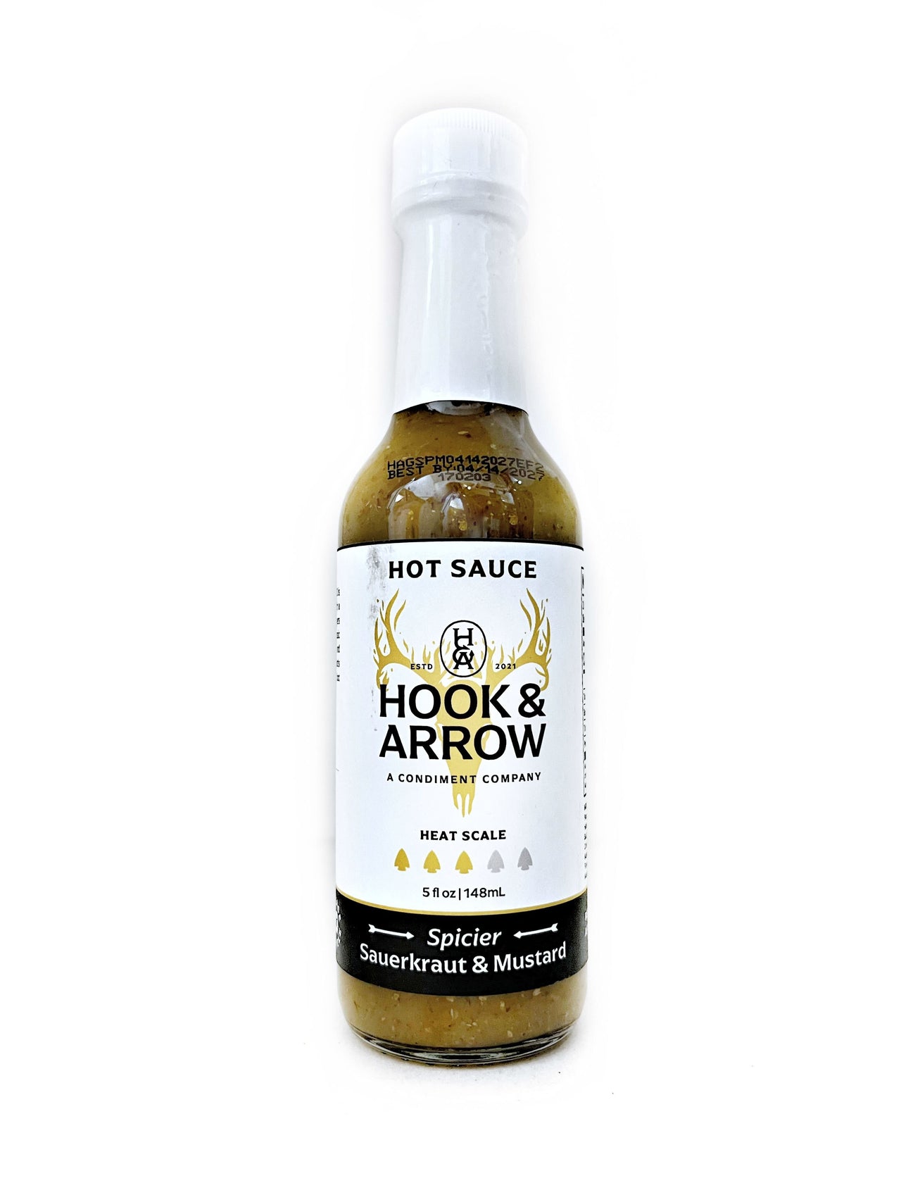 Hook & Arrow Sauerkraut & Mustard Hot Sauce