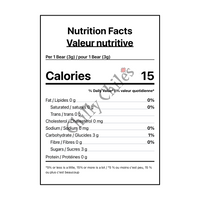 Lil' Nitro: The World's Hottest Gummi Bear - Canadian Nutrition Facts