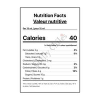 Hoffee Szechuan Inferno Toffee Hot Sauce - Canadian Nutrition Facts