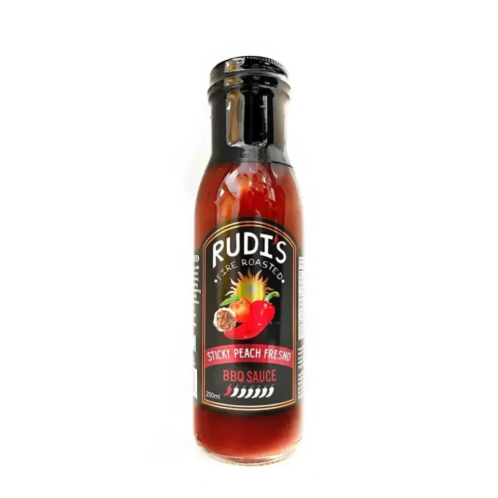 Rudi's Sticky Peach Fresno BBQ Sauce - Main Image