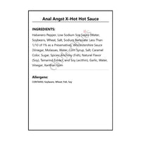 Anal Angst X-Hot Hot Sauce - Hot Sauce