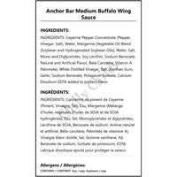 Anchor Bar Medium Buffalo Wing Sauce - Wing Sauce