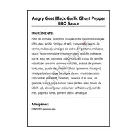 Angry Goat Black Garlic Ghost Pepper BBQ Sauce - BBQ Sauce