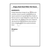 Angry Goat Goat Rider Hot Sauce - Hot Sauce