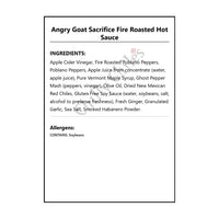 Angry Goat Sacrifice Fire Roasted Hot Sauce - Hot Sauce