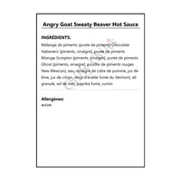 Angry Goat Sweaty Beaver Hot Sauce - Hot Sauce