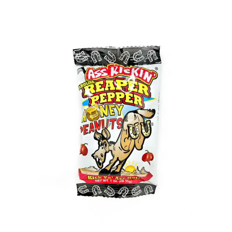 Ass Kickin’ Carolina Reaper Honey Peanuts 1oz - Snacks