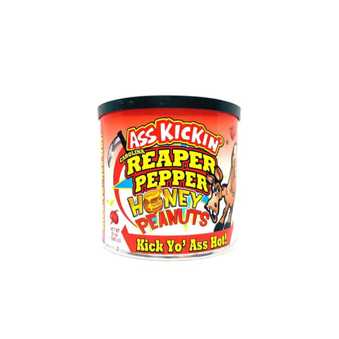 Ass Kickin’ Carolina Reaper Honey Peanuts - Snacks