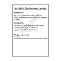 Ass Kickin’ Carolina Reaper Hot Salt - Spice/Peppers
