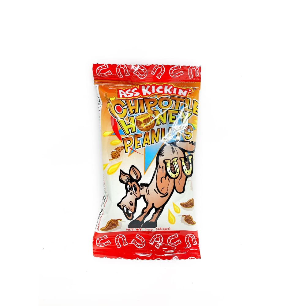 Ass Kickin’ Chipotle Honey Peanuts 1 oz - Snacks