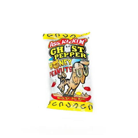 Ass Kickin’ Ghost Pepper Honey Peanuts 1 oz - Snacks