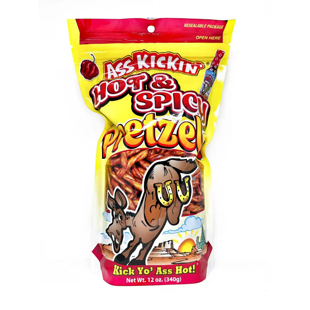 Ass Kickin Hot & Spicy Pretzels - Snacks