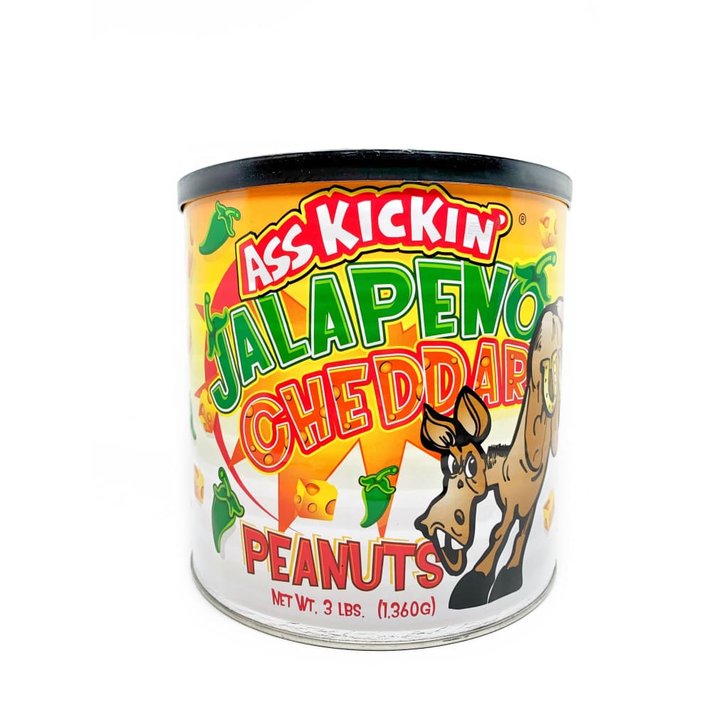 Ass Kickin’ Jalapeno Cheddar Peanuts 3lbs. - Snacks