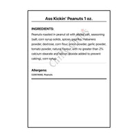 Ass Kickin’ Peanuts 1 oz. - Snacks