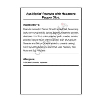Ass Kickin’ Peanuts with Habanero Pepper 3lbs. - Snacks