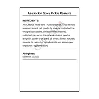 Ass Kickin Spicy Pickle Peanuts - Snacks