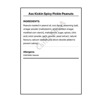 Ass Kickin Spicy Pickle Peanuts - Snacks