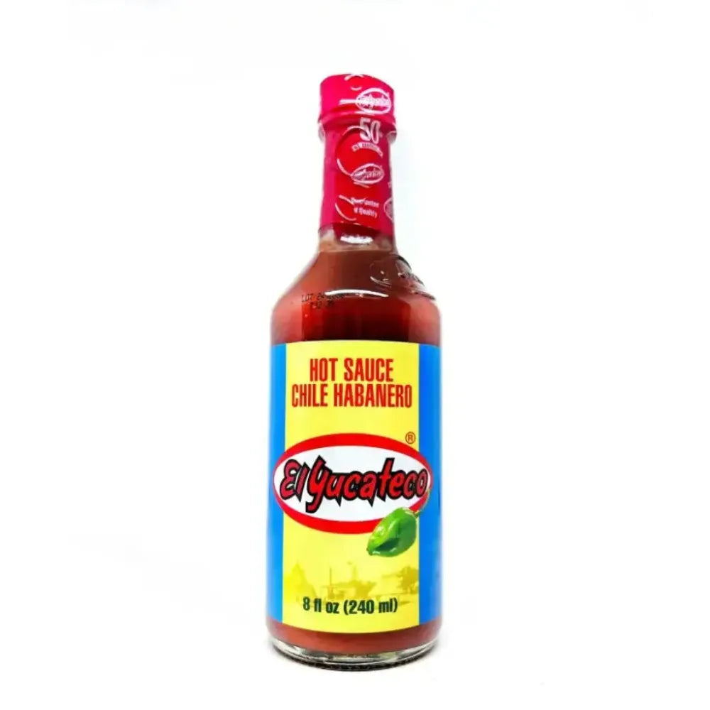 El Yucateco Red Habanero Hot Sauce 8oz - Main Image
